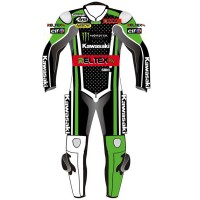 Monster Kawasaki Racing WSBK Motorcycle Race Replica Race Leathers